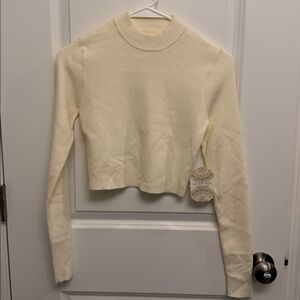 Altard State - off white/ivory Long Sleeve Mock Neck Sweater